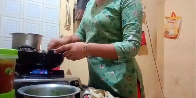 Indian Hot Wife Got Fucked While Cooking In Kitchen By Husband